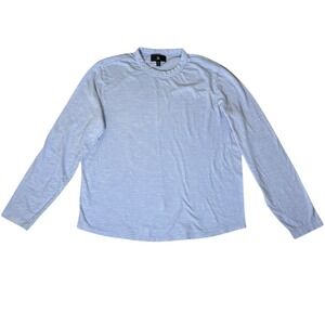 Banana Republic Men's Light Blue Gray Long Sleeve T-Shirt Size‎ XL EUC